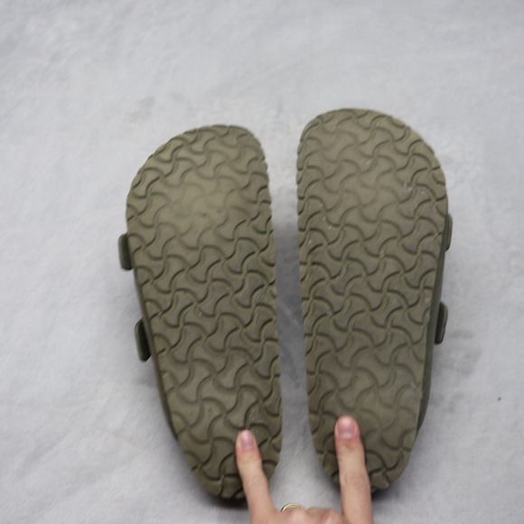 Birkenstock Unisex M9 W11 Sandals Green Arizona EVA Synthetic Double Strap EU42 main image 10